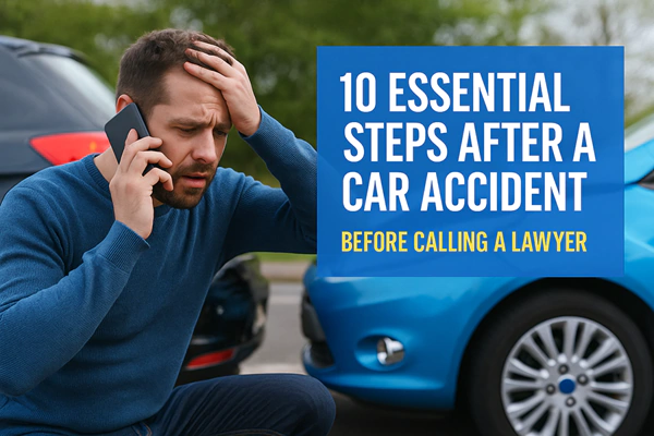 steps after car accident